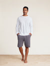 Malibu Collection® Men's Slub L/S Raglan