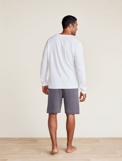 Malibu Collection® Men's Slub L/S Raglan