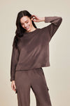 LuxeChic® Tucked Sweatshirt