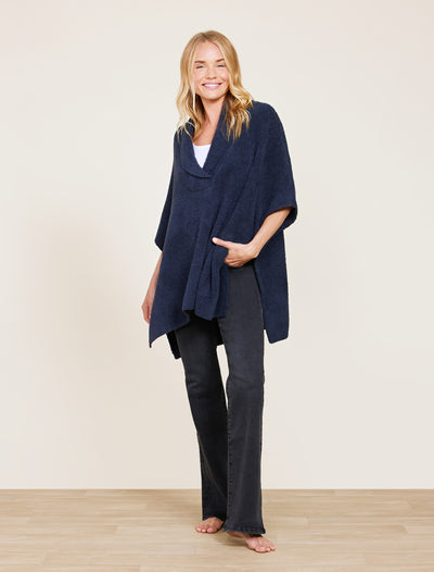 CozyChic® Shawl Collar Poncho