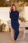 CozyChic Ultra Lite® Embroidered Heart Pant